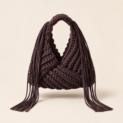 Boho Fringe Crochet Bag Pattern – 3-in-1 Convertible Shoulder Bag