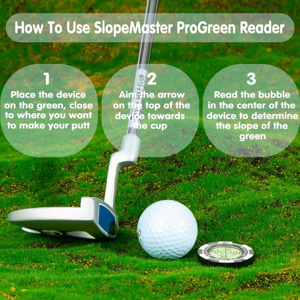 🔥Last Day 49% OFF⛳Golf Hat Clip Ball Marker with High Precision Green Reading Aid Golf Accessories for Men Women