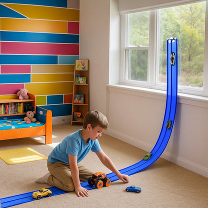 Kids' Flexible Suction Cup Race Track Set