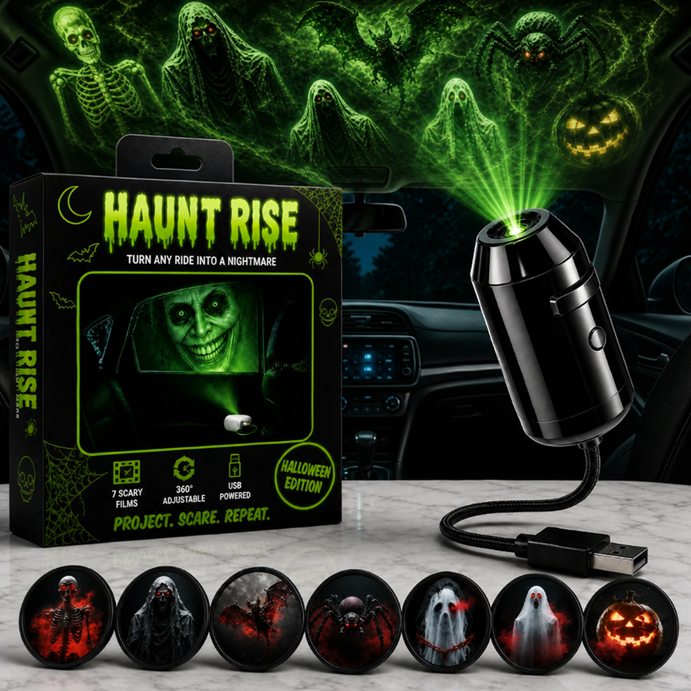 🎃 Haunt Rise Halloween Projector – Create a Spooky Atmosphere for Haunted House & Party Decor