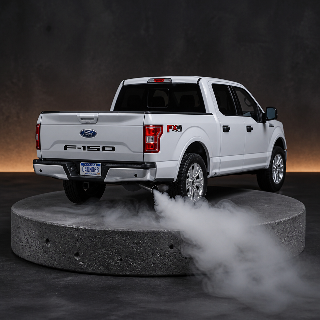 🛻💨 Tailpipe Mist Pickup Truck Aroma Diffuser – Remote-Control Cool-Mist Scented Display ✨