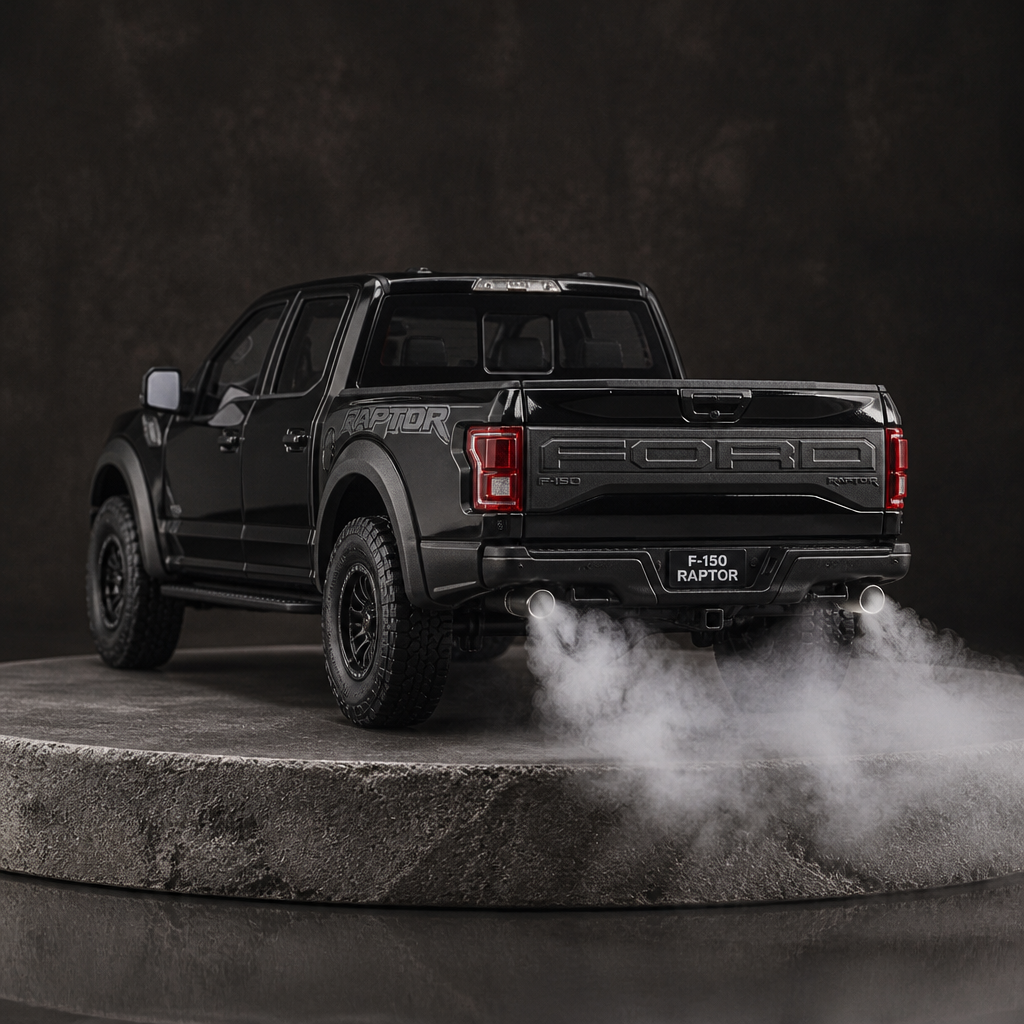 🛻💨 Tailpipe Mist Pickup Truck Aroma Diffuser – Remote-Control Cool-Mist Scented Display ✨