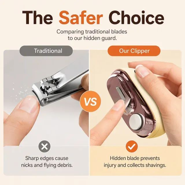 ⏳Time-Limited Special⏰2-in-1 Smart Electric Nail Trimmer & Polisher for All Ages