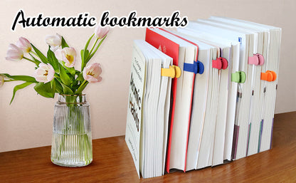 Automatic Silicone Smart Bookmark – Innovative Book Clip(6 pcs)