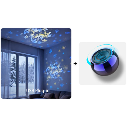 ✨ Rotating LED Projector with Dynamic Lighting Effect – 🌀💞 Transform Your Space with Colorful Lights!