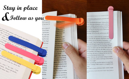 Automatic Silicone Smart Bookmark – Innovative Book Clip(6 pcs)