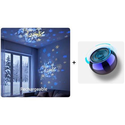 ✨ Rotating LED Projector with Dynamic Lighting Effect – 🌀💞 Transform Your Space with Colorful Lights!