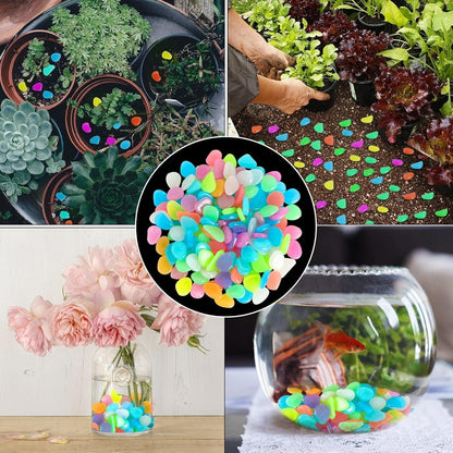 🔥LAST DAY SALE 49%OFF🔥🌈Colorful Glow-in-the-Dark Garden Stones