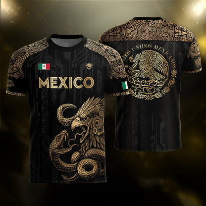 Mexico Heritage Eagle Jersey | Premium Aztec Performance Shirt S-5XL