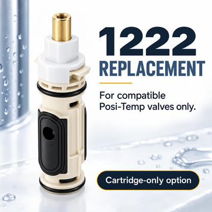 1222-compatible replacement shower cartridge option