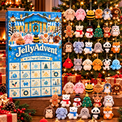 🎄 2026 Cute Plush Advent Calendar – 24 Days of Adorable Christmas Surprises 🧸🎁