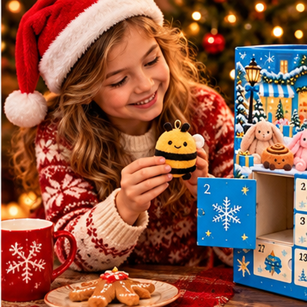 🎄 2026 Cute Plush Advent Calendar – 24 Days of Adorable Christmas Surprises 🧸🎁