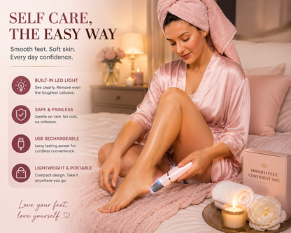 🔥Flash Sale: 50% OFF🎁Rechargeable Electric Foot File Callus Remover with LED Display