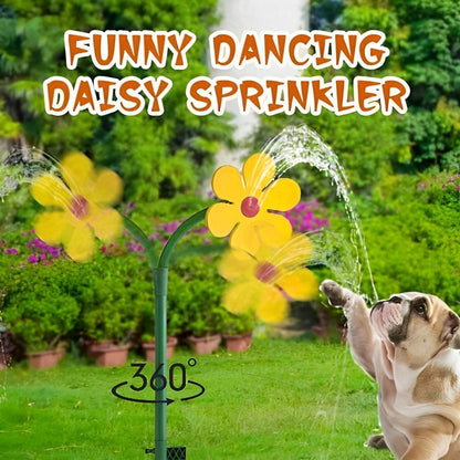 🔥Daisy Garden Sprinkler – Dancing Water Sprinkler for Kids, Pets & Lawns
