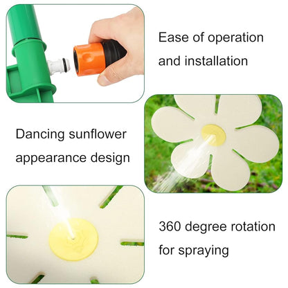 🔥Daisy Garden Sprinkler – Dancing Water Sprinkler for Kids, Pets & Lawns