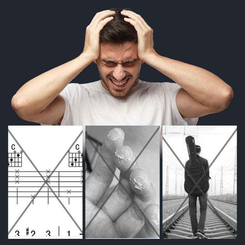 🎸Pocket Guitar Chord Trainer – 400 Chords & Metronome,Practice Anywhere⏱️