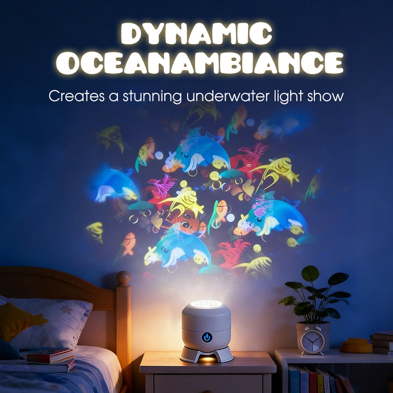 ✨ Rotating LED Projector with Dynamic Lighting Effect – 🌀💞 Transform Your Space with Colorful Lights!