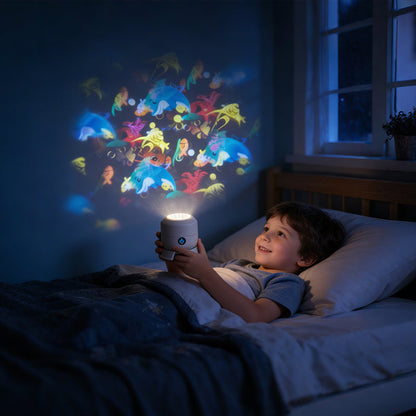 ✨ Rotating LED Projector with Dynamic Lighting Effect – 🌀💞 Transform Your Space with Colorful Lights!