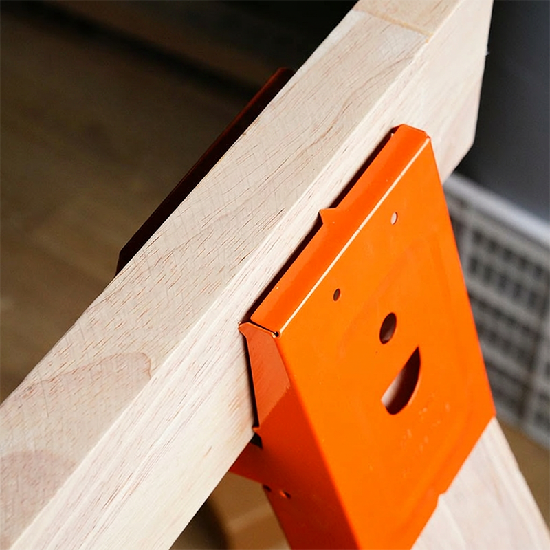 🛠️ 55% OFF NOW! 🔩 Heavy-Duty Sawhorse Bracket with Down Clamp – Galvanized steel, foldable & secure locking – perfect for job sites, workshops or DIY projects 🛠️