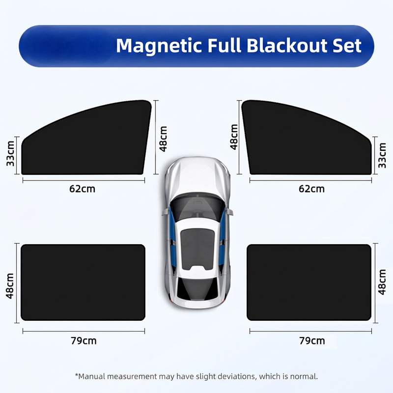 🔥Magnetic Blackout Car Window Sunshade|Instant Privacy, Cooler Comfort & Sun Protection in Seconds