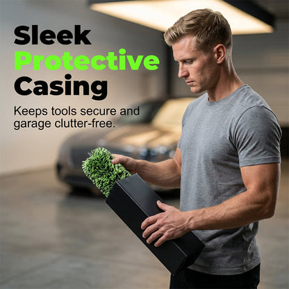 🔥❗️Buy 2  Get 1 Free 🧼Wheel Barrel Cleaning Brush – Deep Reach Microfiber for Rims, Calipers & Engine Bay – Scratch-Free Soft Bristles, Ergonomic Grip + Knuckle Guard – Includes Storage Box