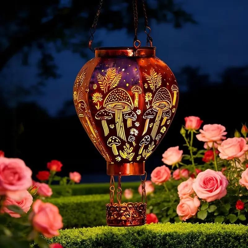 🎈 LIMITED-TIME 49% OFF! ✨ Solar-powered hot-air balloon-shaped lantern – Automatic on/off, silhouette projection, weather-resistant 🌿