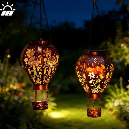 🎈 LIMITED-TIME 49% OFF! ✨ Solar-powered hot-air balloon-shaped lantern – Automatic on/off, silhouette projection, weather-resistant 🌿