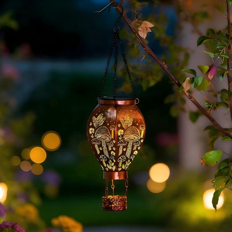 🎈 LIMITED-TIME 49% OFF! ✨ Solar-powered hot-air balloon-shaped lantern – Automatic on/off, silhouette projection, weather-resistant 🌿