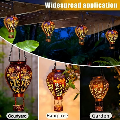🎈 LIMITED-TIME 49% OFF! ✨ Solar-powered hot-air balloon-shaped lantern – Automatic on/off, silhouette projection, weather-resistant 🌿