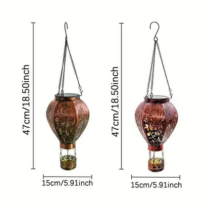🎈 LIMITED-TIME 49% OFF! ✨ Solar-powered hot-air balloon-shaped lantern – Automatic on/off, silhouette projection, weather-resistant 🌿