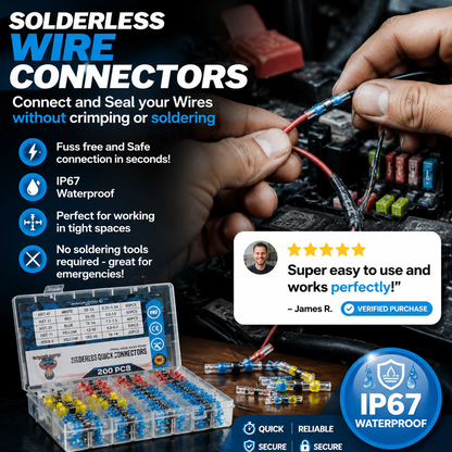 🔧Waterproof Solder Seal Wire Connectors Kit