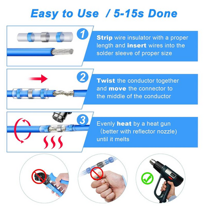 🔧Waterproof Solder Seal Wire Connectors Kit