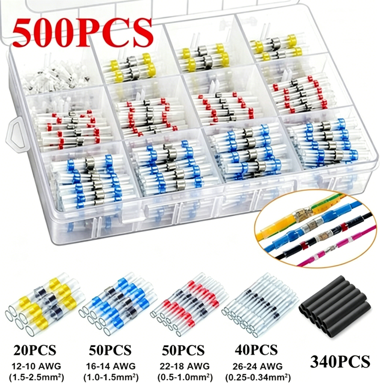 🔧Waterproof Solder Seal Wire Connectors Kit
