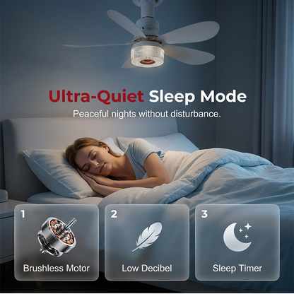 🌀  49% OFF! ✨ 3-in-1 Ceiling Fan with Light & Bluetooth – RGB, Quiet, Smart 💡