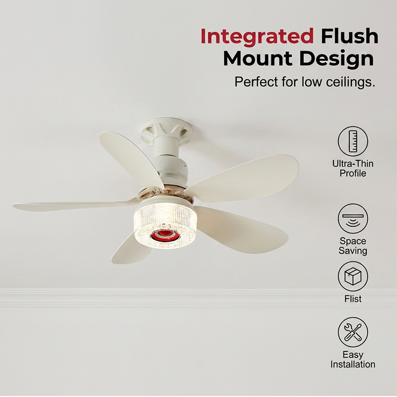 🌀  49% OFF! ✨ 3-in-1 Ceiling Fan with Light & Bluetooth – RGB, Quiet, Smart 💡