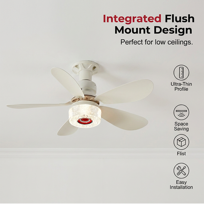 🌀  49% OFF! ✨ 3-in-1 Ceiling Fan with Light & Bluetooth – RGB, Quiet, Smart 💡