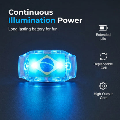 Vibrant LED wristband for cheering