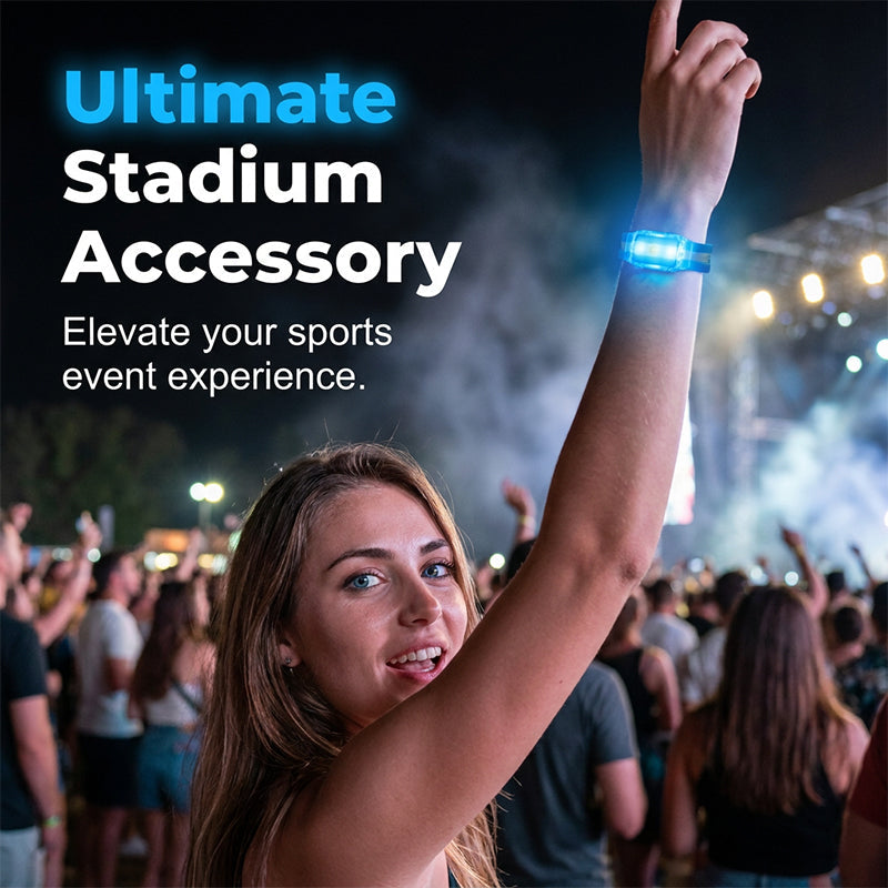 Vibrant LED wristband for cheering