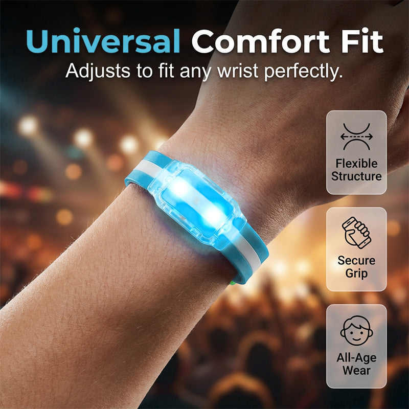 Vibrant LED wristband for cheering