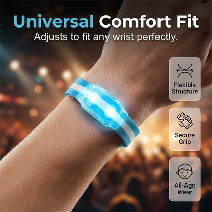 Vibrant LED wristband for cheering