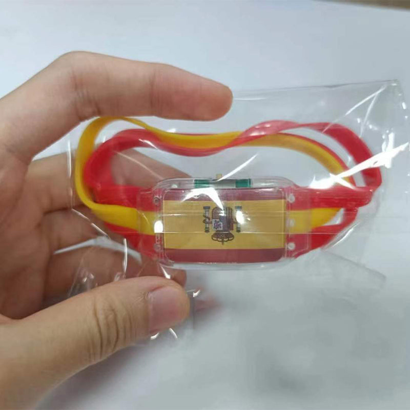 Vibrant LED wristband for cheering