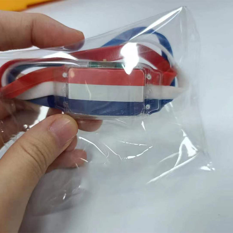 Vibrant LED wristband for cheering
