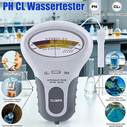 🔬💧PH & Cl2 Chlorine Tester – 50% OFF! Precise Measurement of PH & Chlorine in Pool – Simple, Fast, Reliable. 🔥🏊