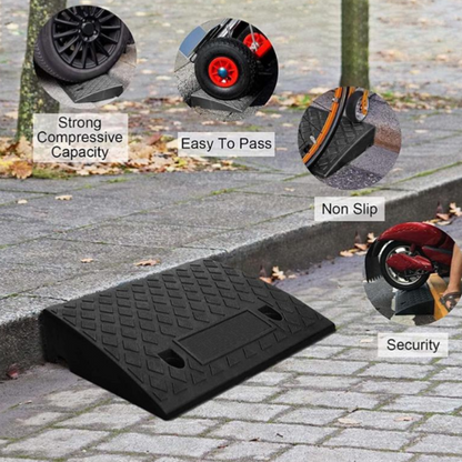 ⏳Limited-time 50% off⏰Portable Curb Ramp – Anti-Slip Threshold Ramp🚗🦽