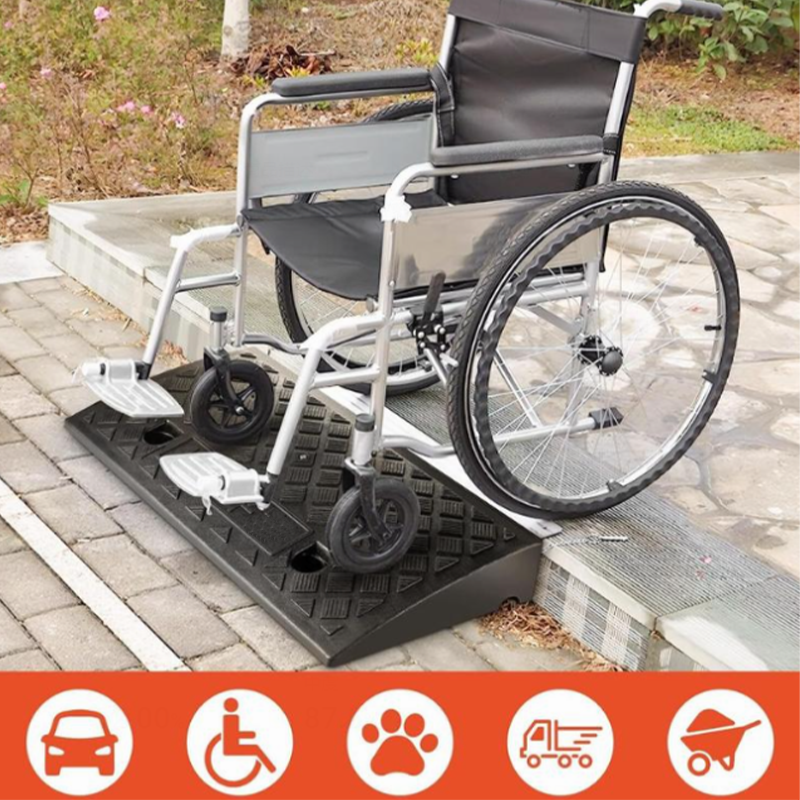 ⏳Limited-time 50% off⏰Portable Curb Ramp – Anti-Slip Threshold Ramp🚗🦽