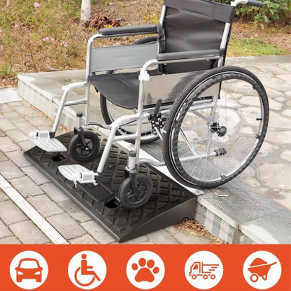 ⏳Limited-time 50% off⏰Portable Curb Ramp – Anti-Slip Threshold Ramp🚗🦽