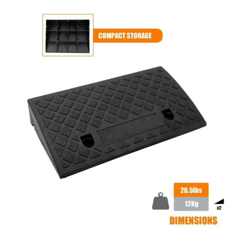 ⏳Limited-time 50% off⏰Portable Curb Ramp – Anti-Slip Threshold Ramp🚗🦽