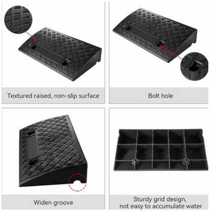 ⏳Limited-time 50% off⏰Portable Curb Ramp – Anti-Slip Threshold Ramp🚗🦽