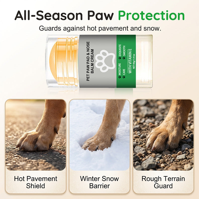 🥳2026 HOT SALE💞50K+ SOLD!🐾✨ 50% OFF! Moisturizing Pet Paw Balm Stick – Natural ingredients, safe to lick. Instant relief for cracked paws & noses. 🌿🛡️