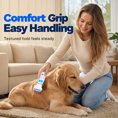 🥳2026 HOT SALE🥳💞50K+ SOLD!🐾⚡ 50% OFF! Electric Flea Comb for Pets – Vacuum suction + fine stainless teeth, chemical‑free flea removal. Gentle on coat, easy to clean – a must for pet parents! 🛡️✨